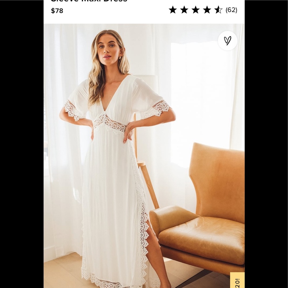 Lulus White Maxi Dress